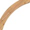Ekena Millwork 5 1/2"W x 20"D x 20"H Thorton Smooth Knee Brace, Western Red Cedar BRC06X20X20THR00SWR - alternate 3
